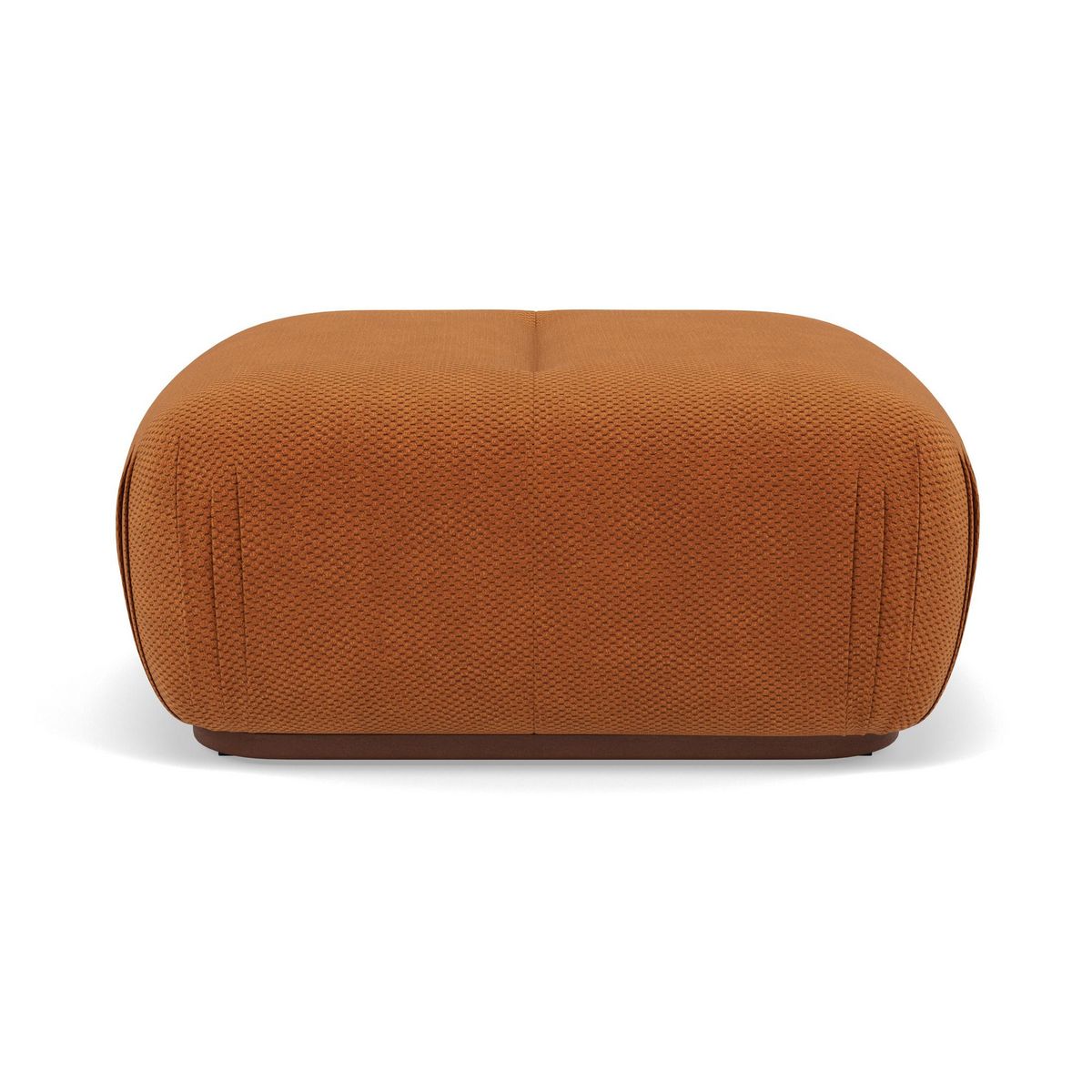 LISA DESIGN Penelope - pouf en velours texturé