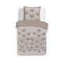 Voir la diapositive 2 : VISION Parure Housse de couette - VISION - Ginko - Parure réversible - 140 x 200 cm - 1 taie assortie 65 x 65 cm - Beige - 100% coton