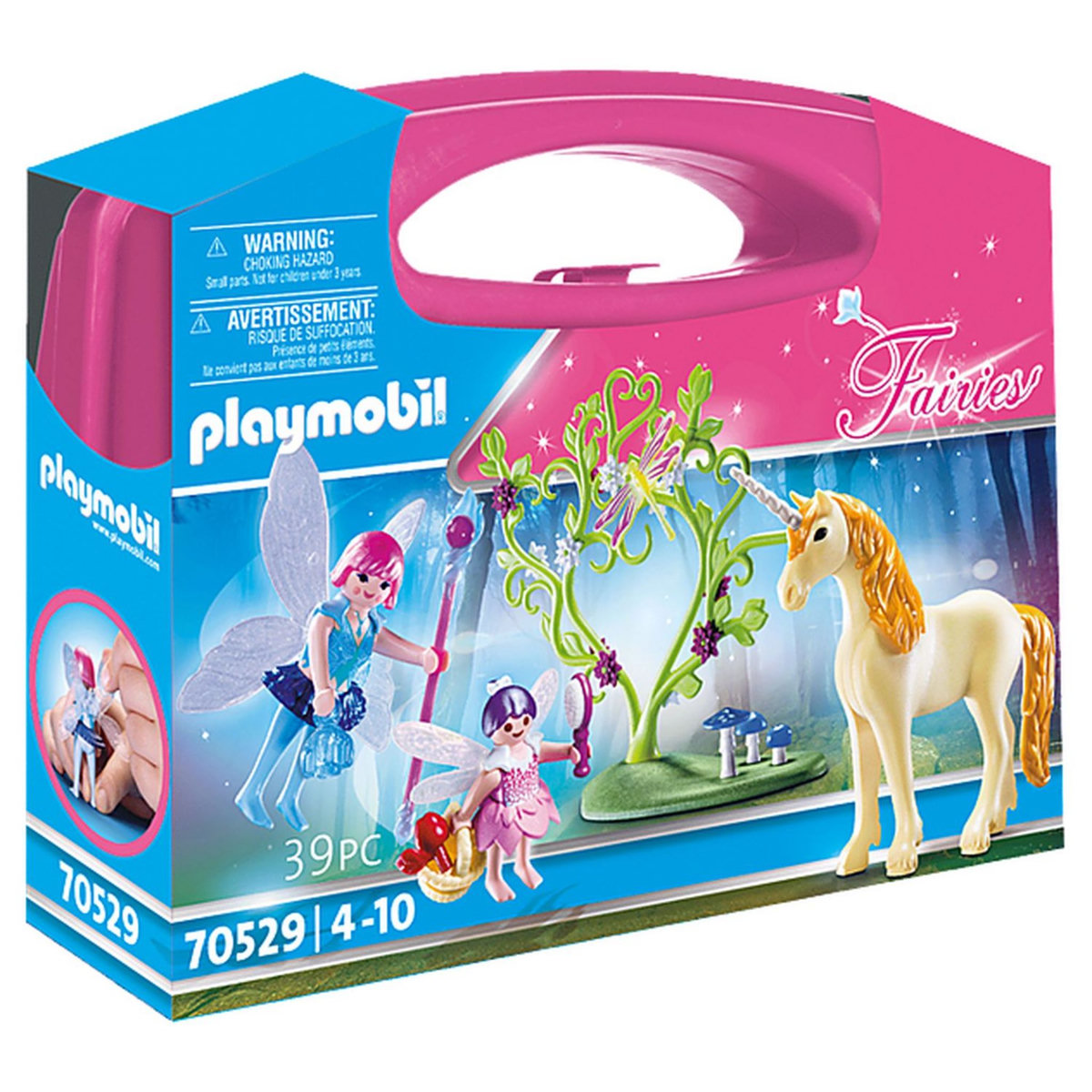 PLAYMOBIL 70529 - Fairies - Valisette Fées et licorne