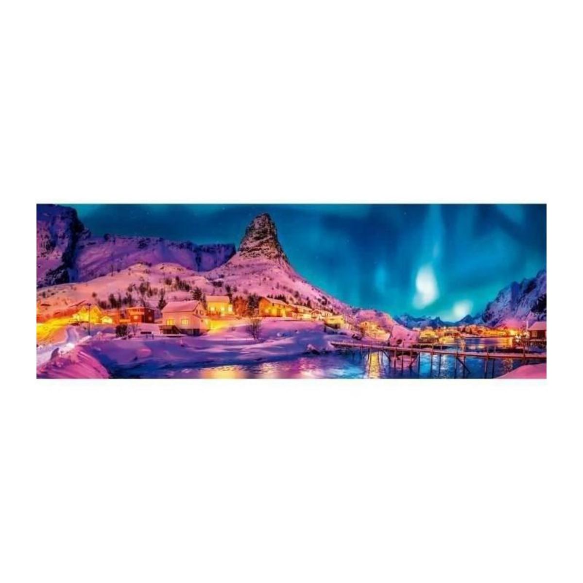 CLEMENTONI Clementoni -Panorama 1000 pieces - Colorful Night over Lofoten Islands