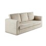 Voir la diapositive 2 : BEST MOBILIER Marilia - canapé 3 places - convertible déplimousse - en velours côtelé