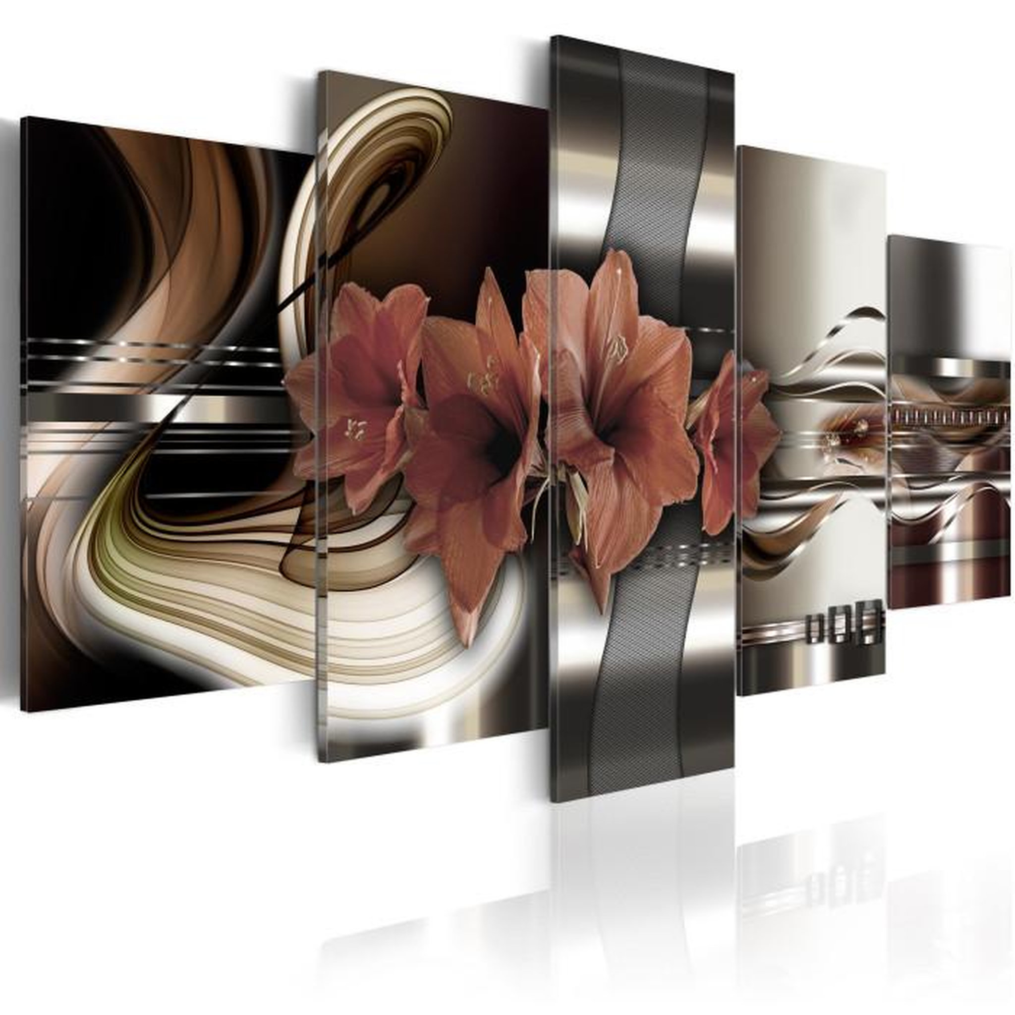 Paris Prix Tableau Imprimé  Abstraction & Amarylis. Coloris disponibles : Multicolore