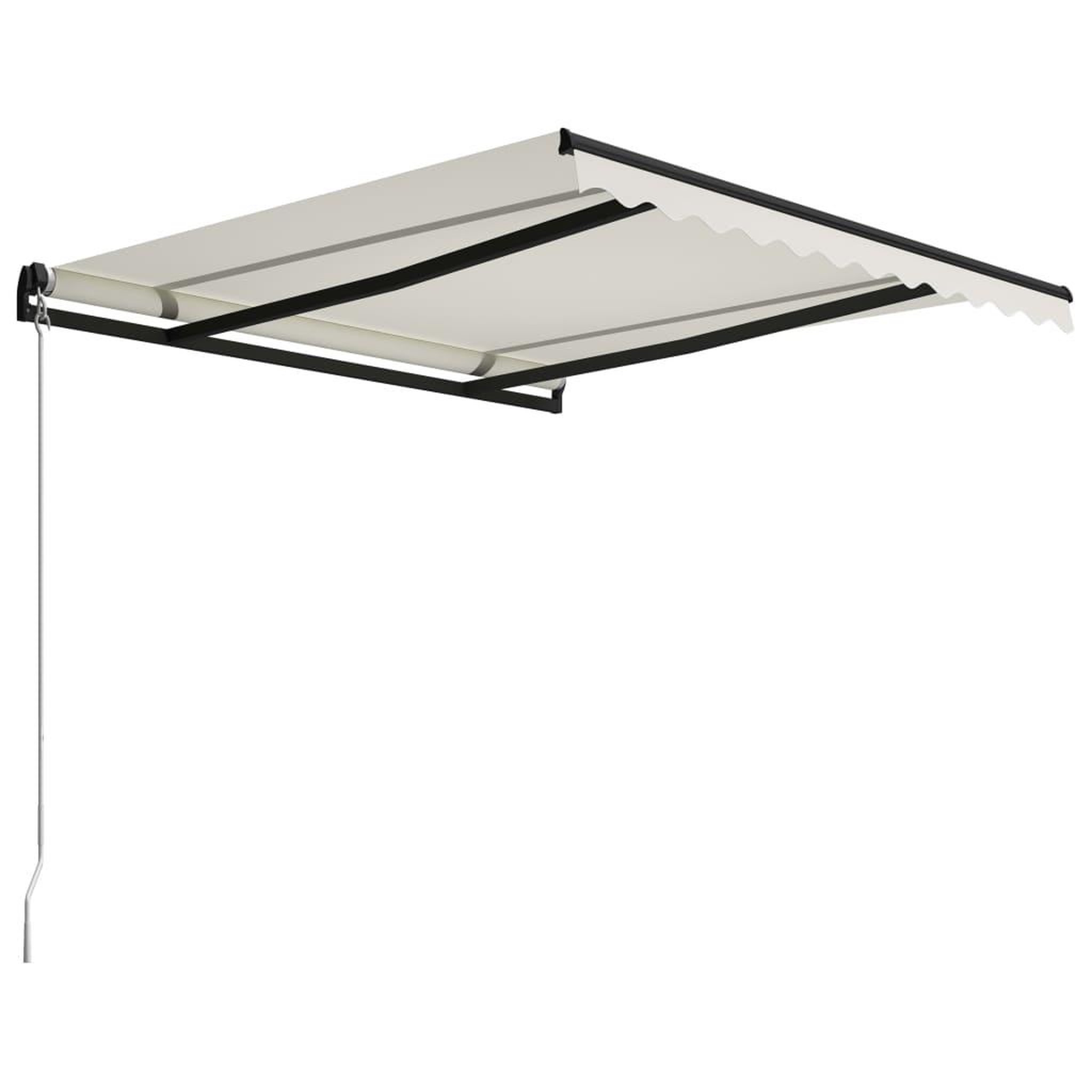 Voir la diapositive 3 : VIDAXL Auvent manuel retractable 300x250 cm Creme