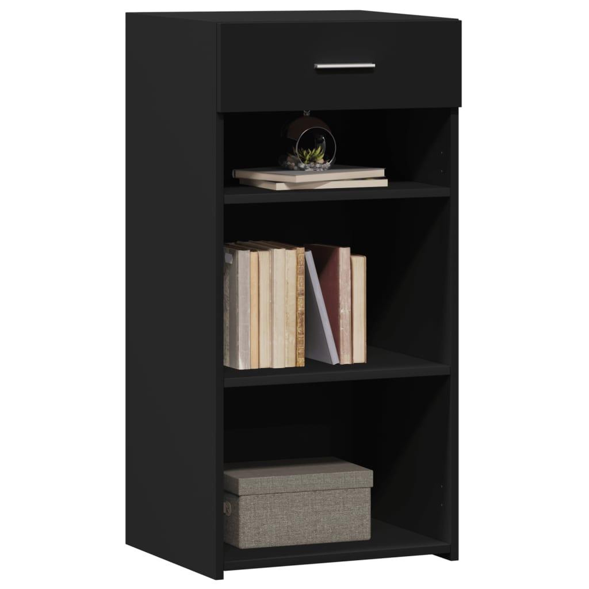 Voir la diapositive 3 : VIDAXL Buffet noir 45x42,5x93 cm bois d'ingenierie