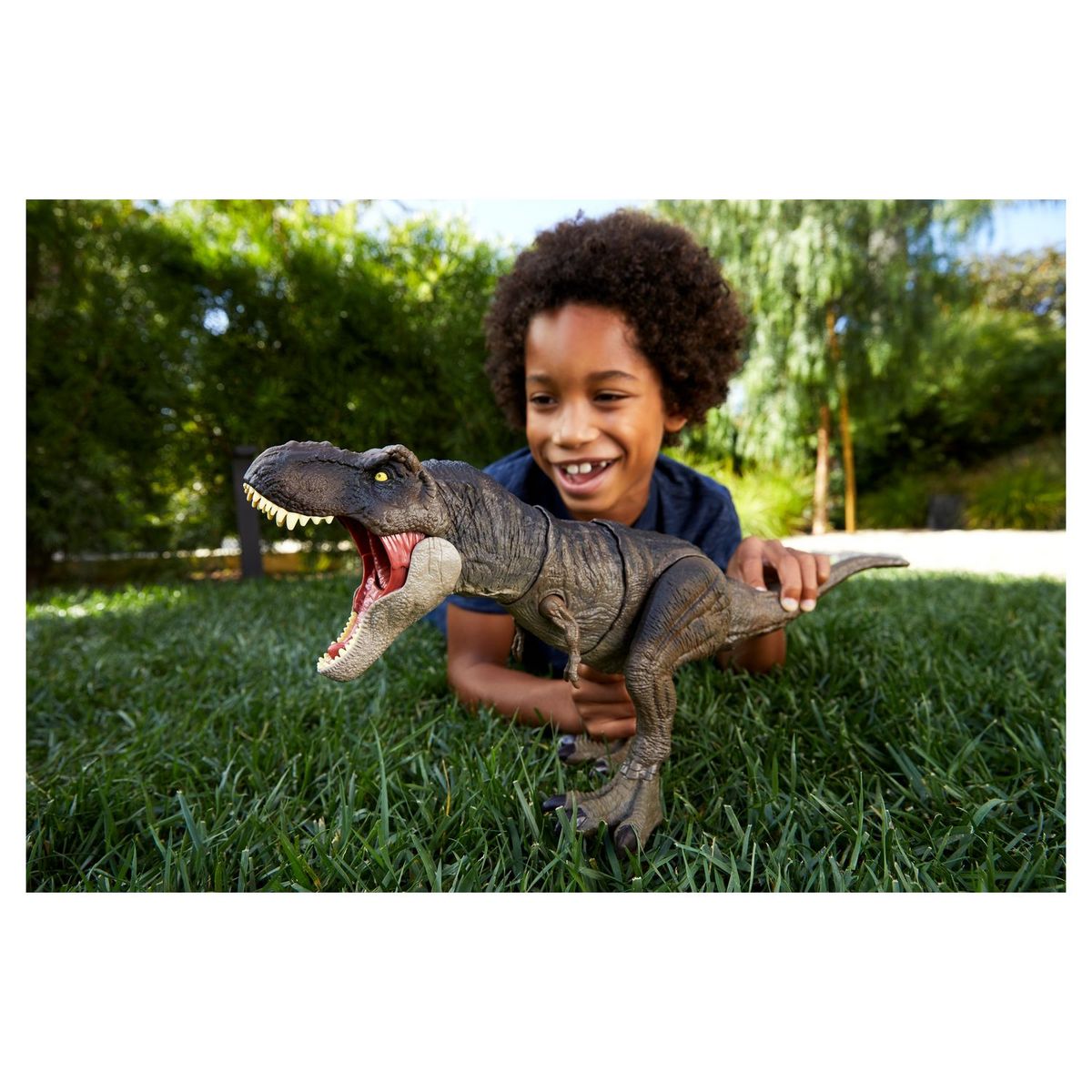 JURASSIC WORLD T rex morsure extrême Jurassic World