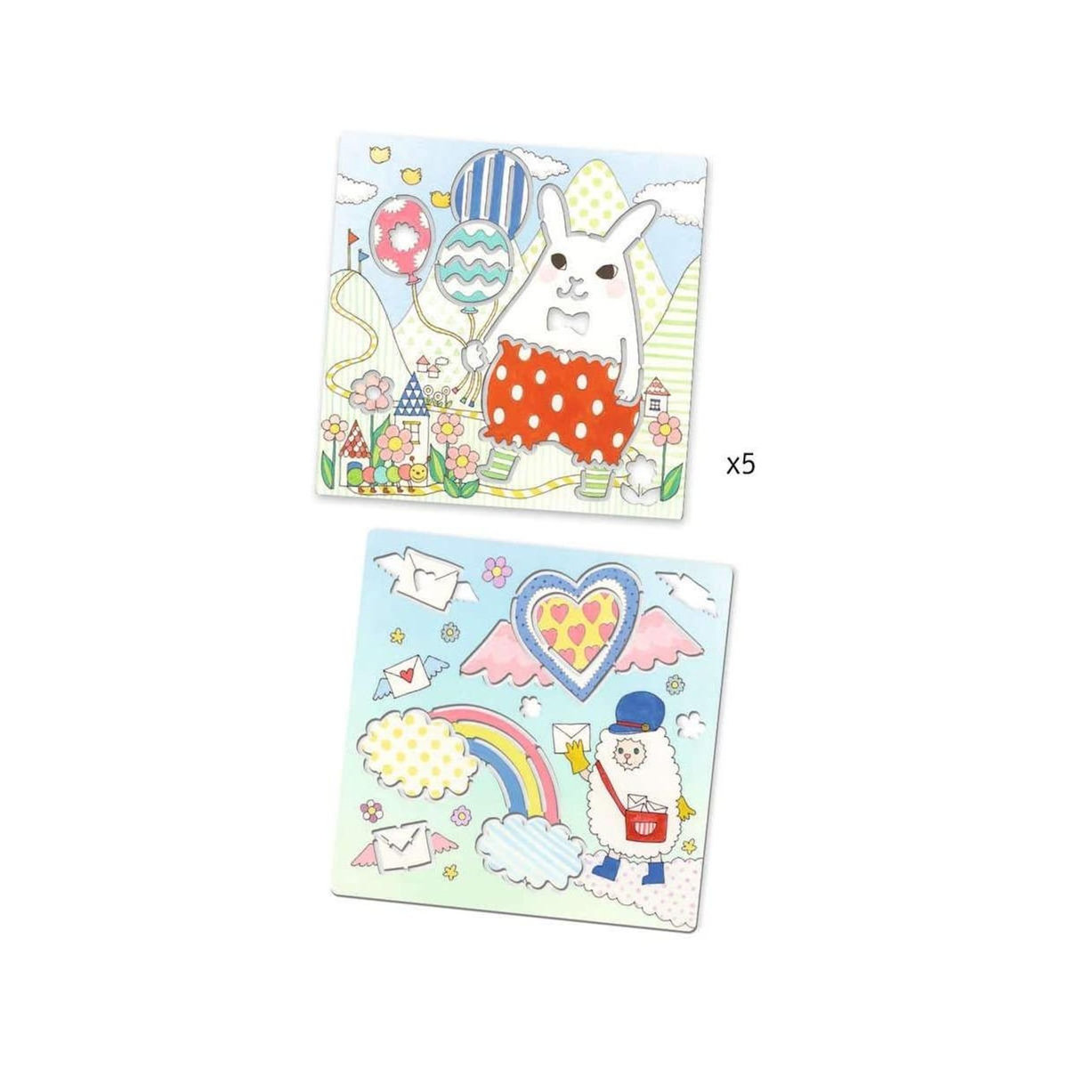 Djeco Pochoirs Kawailand