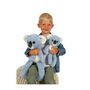 Voir la diapositive 3 : TOYS TOYS Peluche Koala Leggies - GIPSY TOYS - Bleu, 48 cm