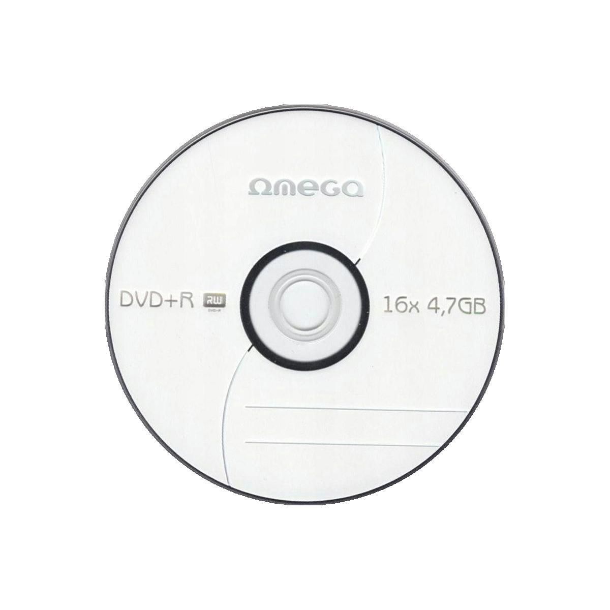 Omega Disques DVD Omega DVD+R 4,7 Go