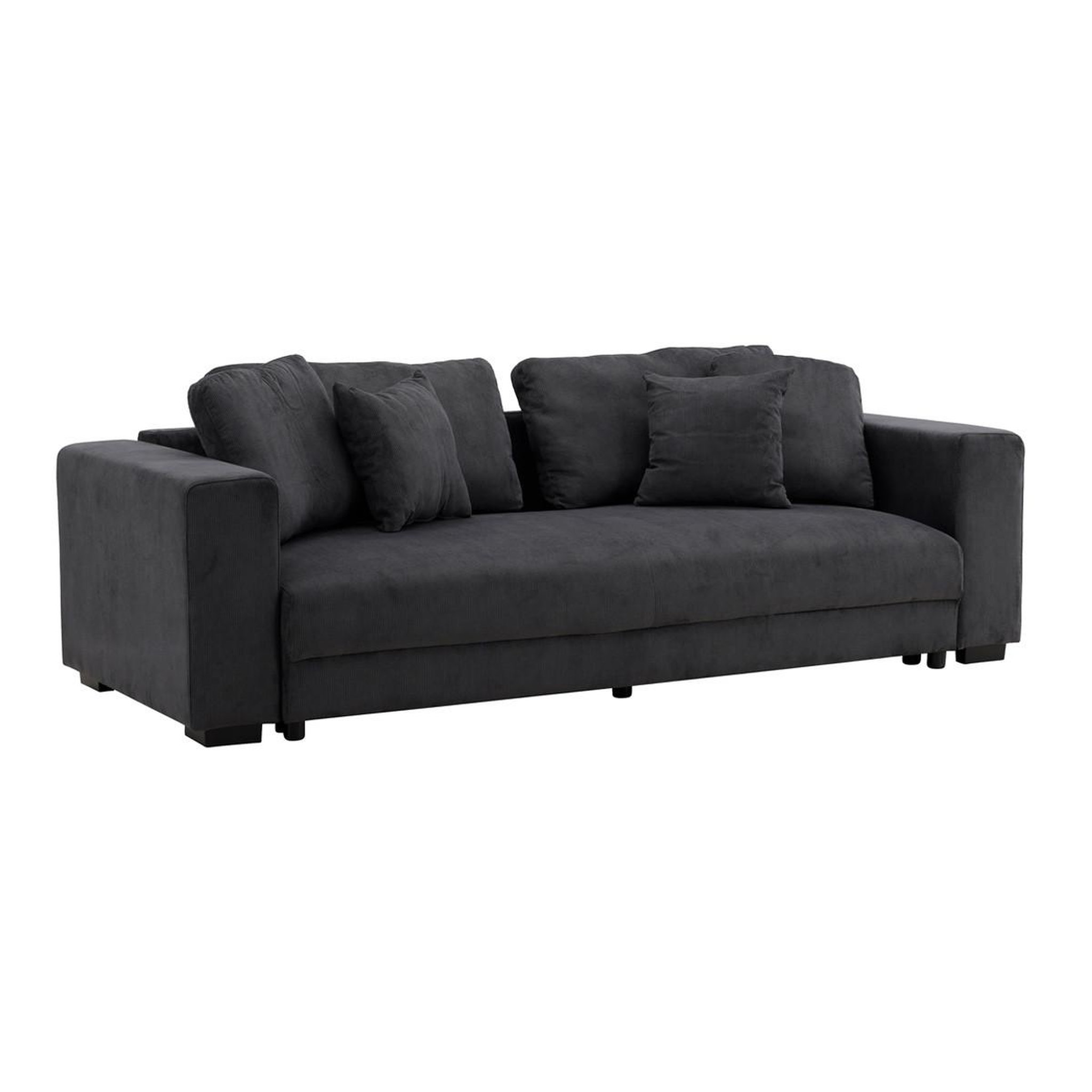 Paris Prix Canapé convertible 3 places  bellman  250cm gris foncé