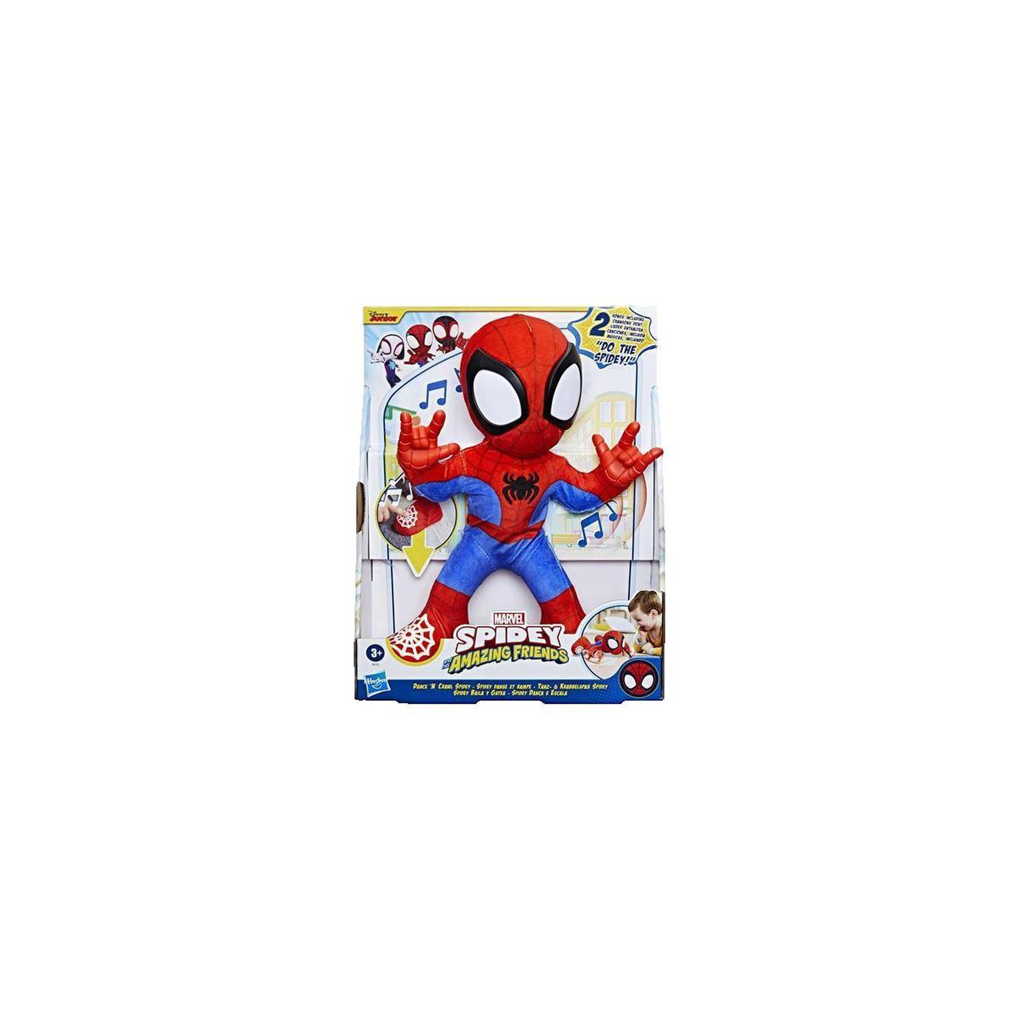 Spiderman Figurine Spidey-and-his-amazing-friends Spidey Danse Et Rampe
