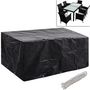Voir la diapositive 2 : VIDAXL Housses de salon de jardin 2 pcs Rotin 10 œillets 240 x 140 cm