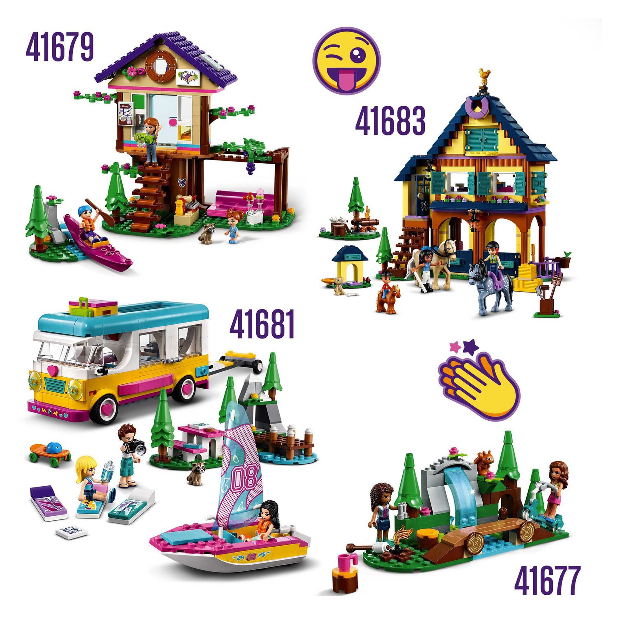 Voir la diapositive 6 : LEGO Friends 41677 - La cascade dans la forêt