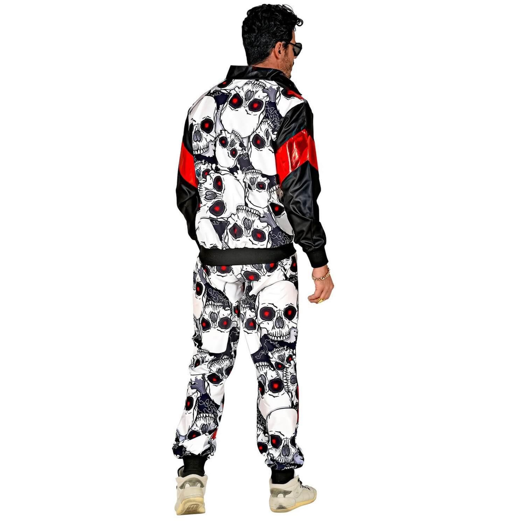Voir la diapositive 4 : WIDMANN Déguisement cranes noir/rouge - Adulte - XXL