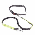 Paris Prix Kit Running pour Chien  Réfléchissant  120cm Gris