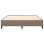 Voir la diapositive 5 : VIDAXL Cadre de lit sans matelas taupe 160x200 cm tissu