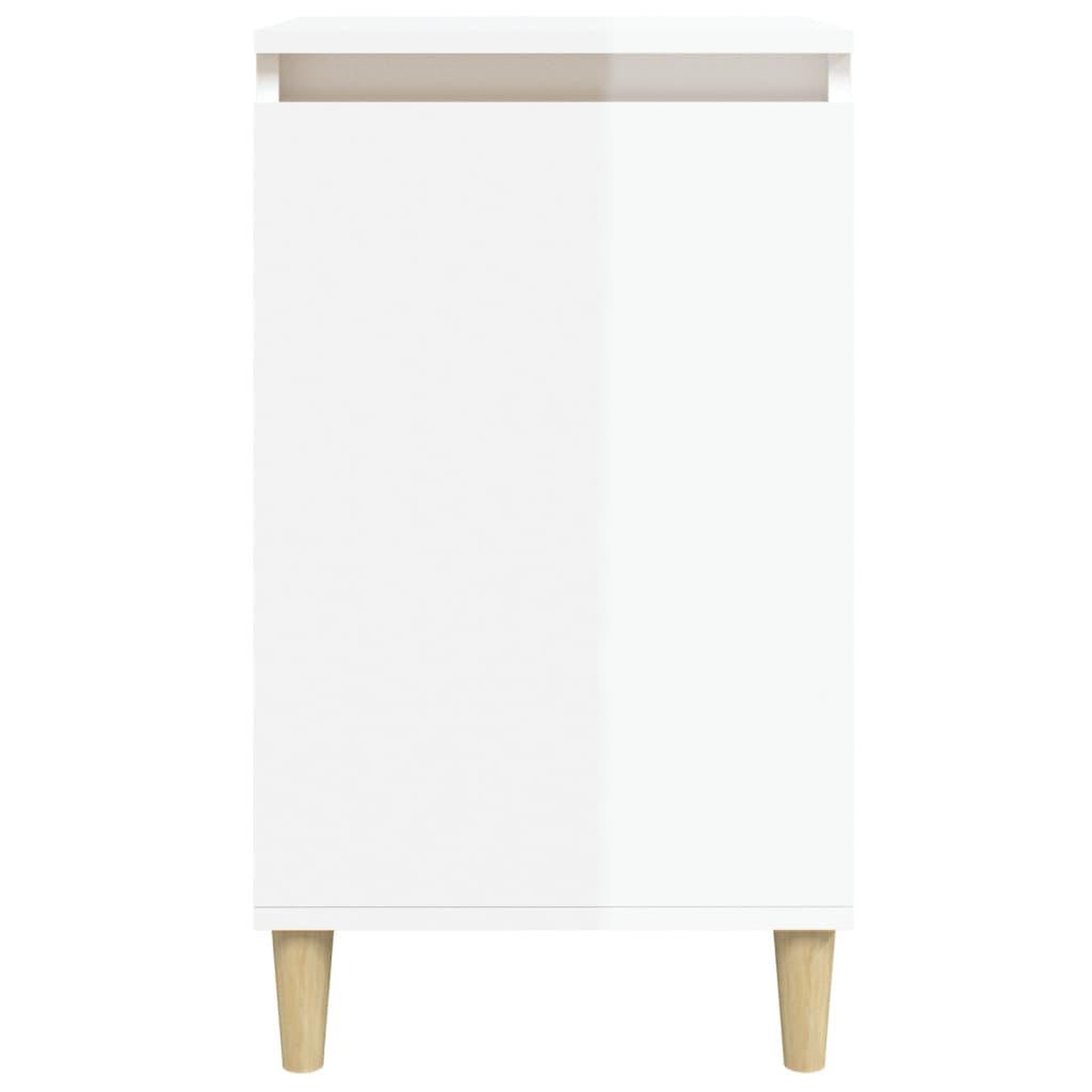Voir la diapositive 5 : VIDAXL Table de chevet blanc brillant 40x35x70 cm bois d'ingenierie