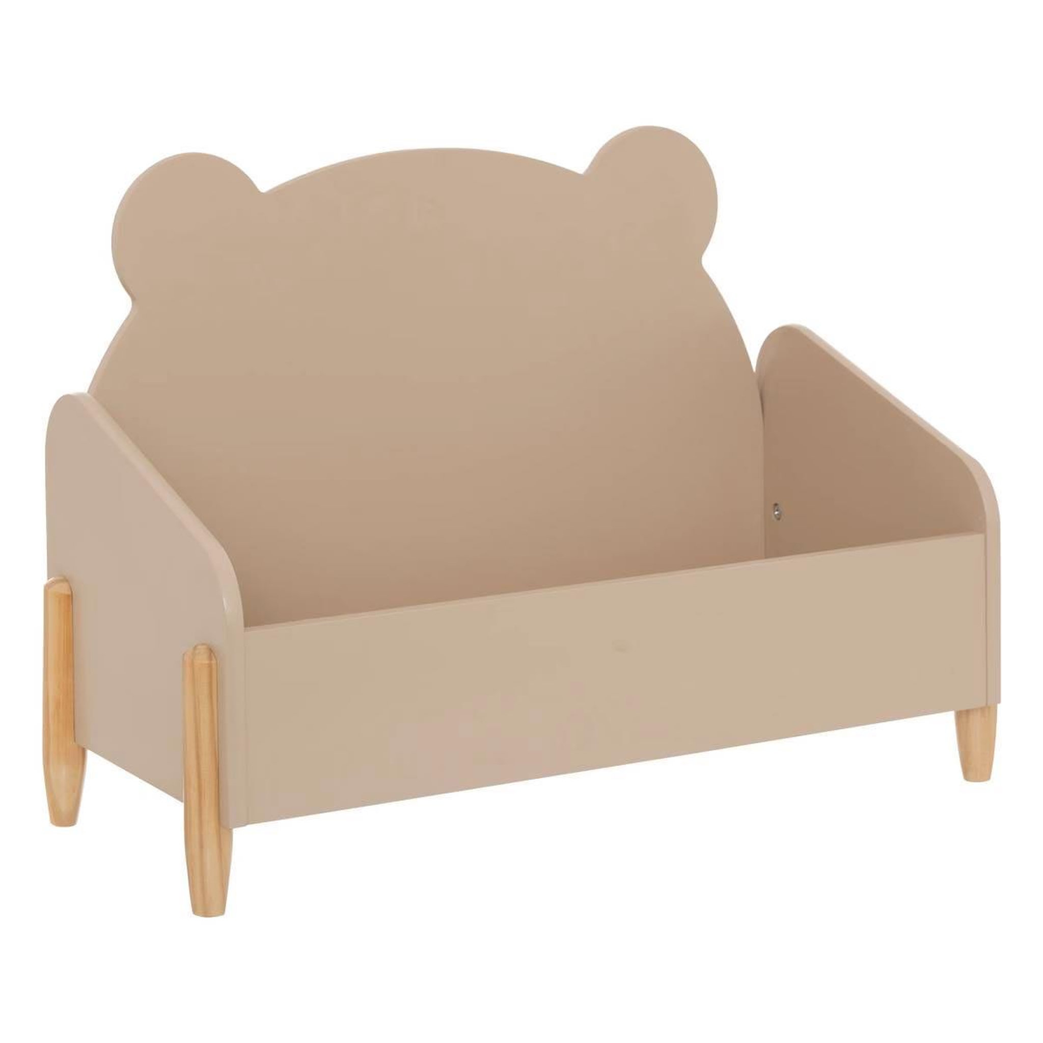 Voir la diapositive 1 : Atmosphera Kids Coffre enfant  douceur  61cm beige