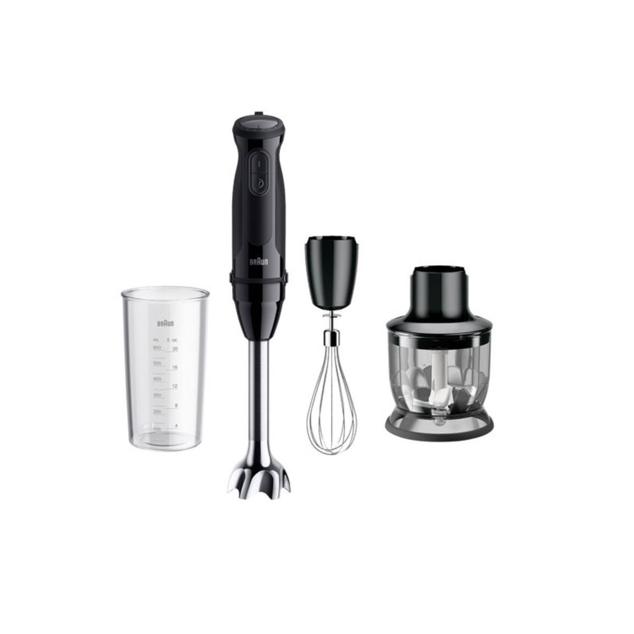 BRAUN Mixeur plongeant multifonction 1000w - mq50202m