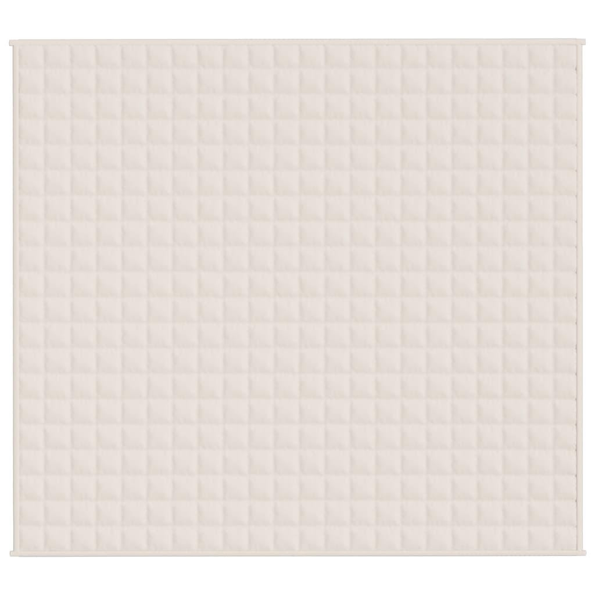 Voir la diapositive 3 : VIDAXL Couverture lestee Creme clair 200x225 cm 9 kg Tissu