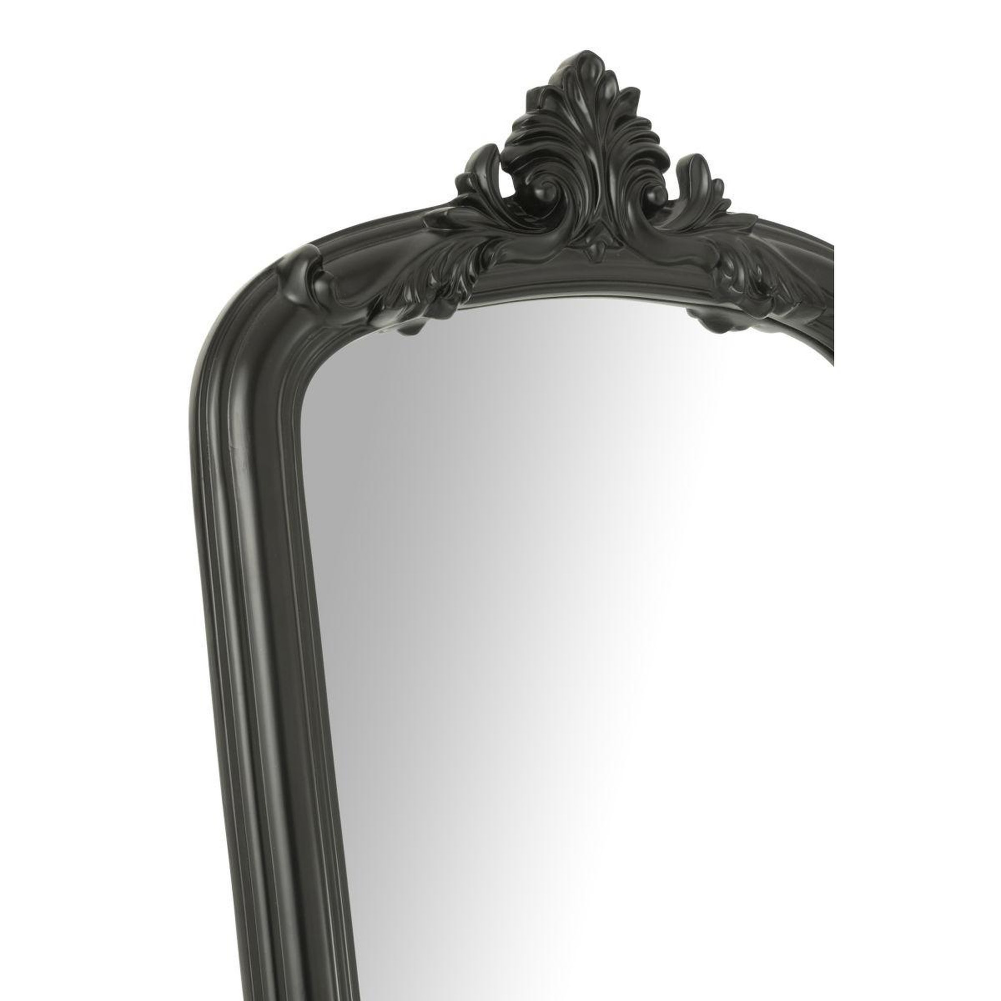 Voir la diapositive 4 : J-LINE Miroir sur Pied  Emi  180cm Noir