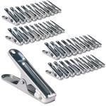 ID MARKET 120 pinces à linge inox, pinces incassables, inusables, ne rouillent pas