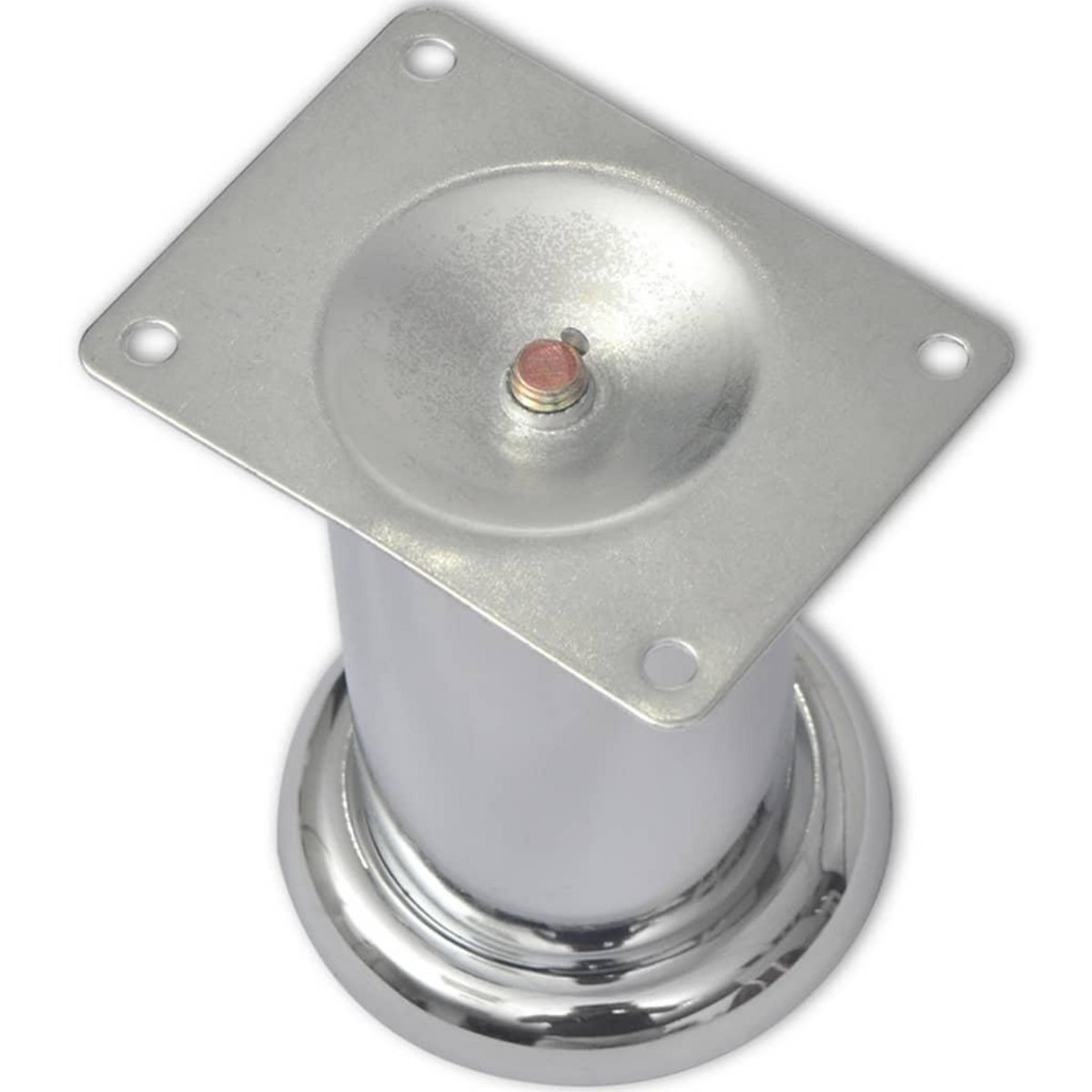 VIDAXL Pieds ronds de canape 8 pcs Chrome 60 mm