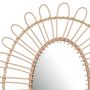Voir la diapositive 2 : FORNORD Miroir Dalia bambou 52x60 cm