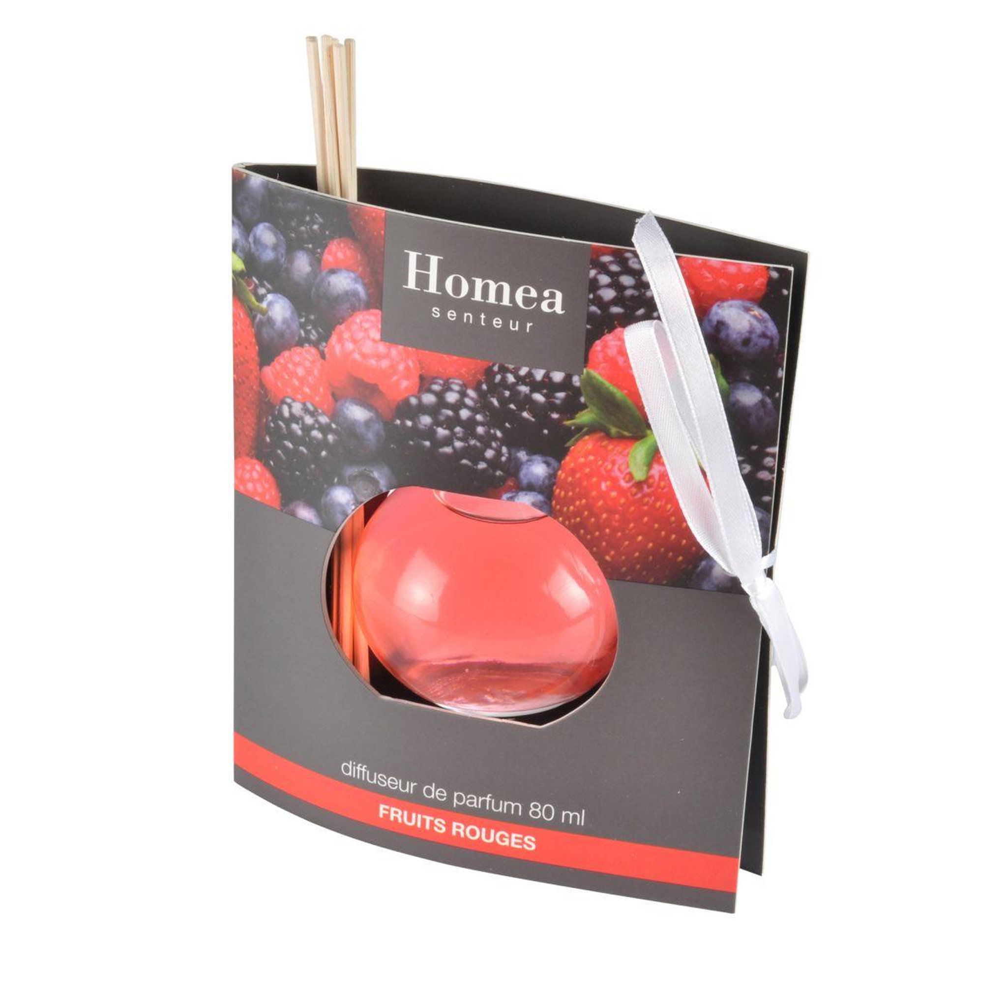 Voir la diapositive 2 : HOMEA Diffuseur de parfum  boule  80ml fruits rouges