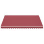Voir la diapositive 3 : VIDAXL Tissu de remplacement pour auvent Bordeaux rouge 4,5x3,5 m