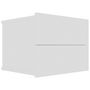Voir la diapositive 3 : VIDAXL Tables de chevet 2 pcs Blanc 40x30x30 cm Bois d'ingenierie