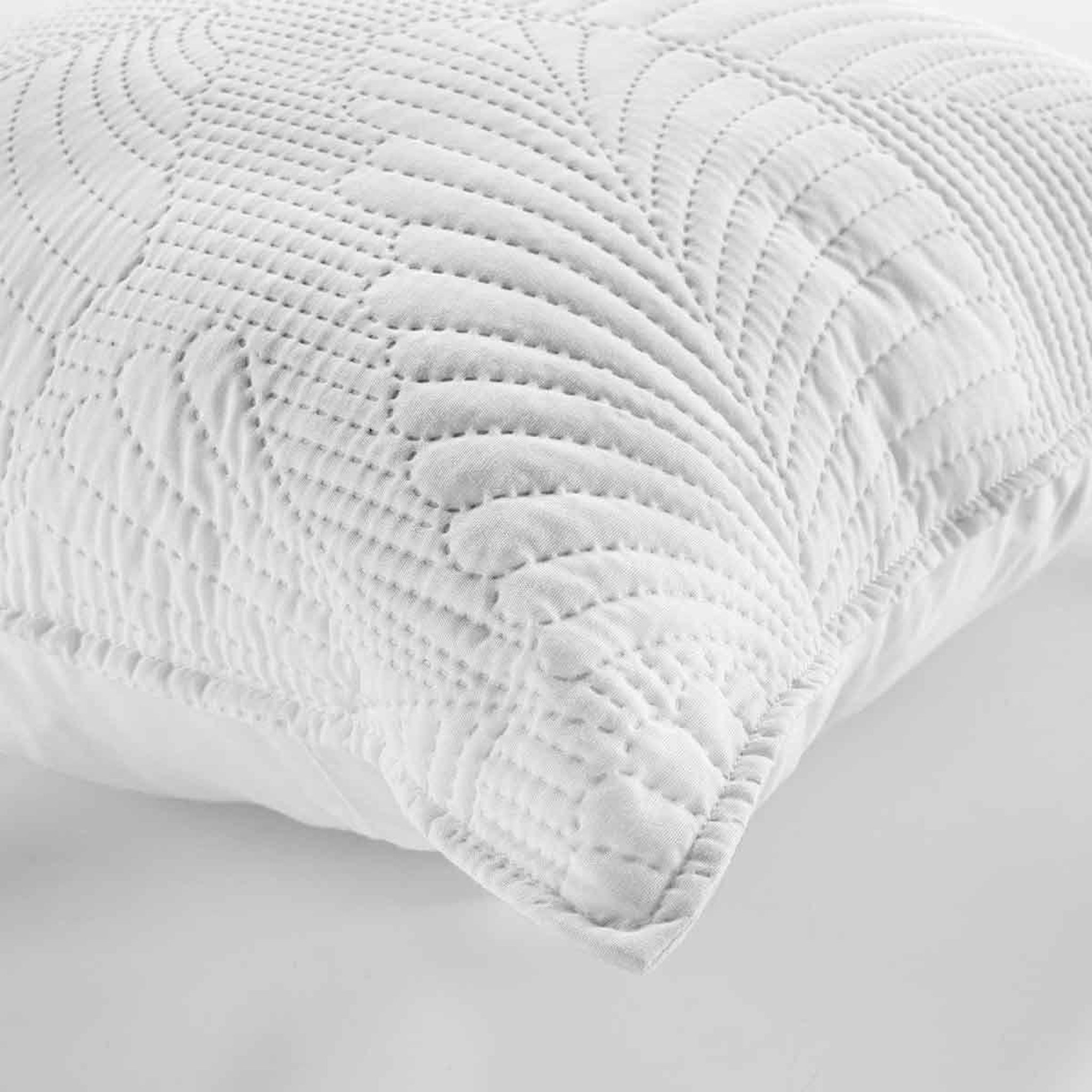 Voir la diapositive 4 : Douceur d'Intérieur Housse de coussin  palombine  40x40cm blanc