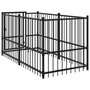Voir la diapositive 5 : VIDAXL Chenil pour chien Noir 193,5x97x100 cm Acier