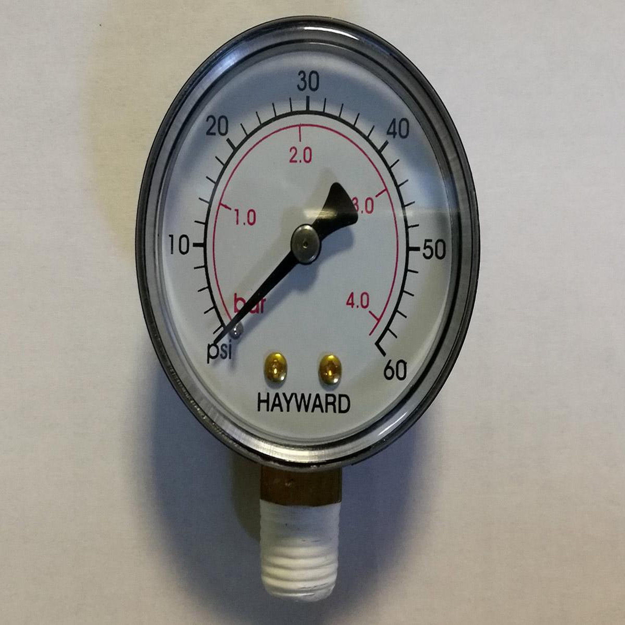 Voir la diapositive 2 : Hayward Manomètre pour filtres à sable Top ou Side - Hayward