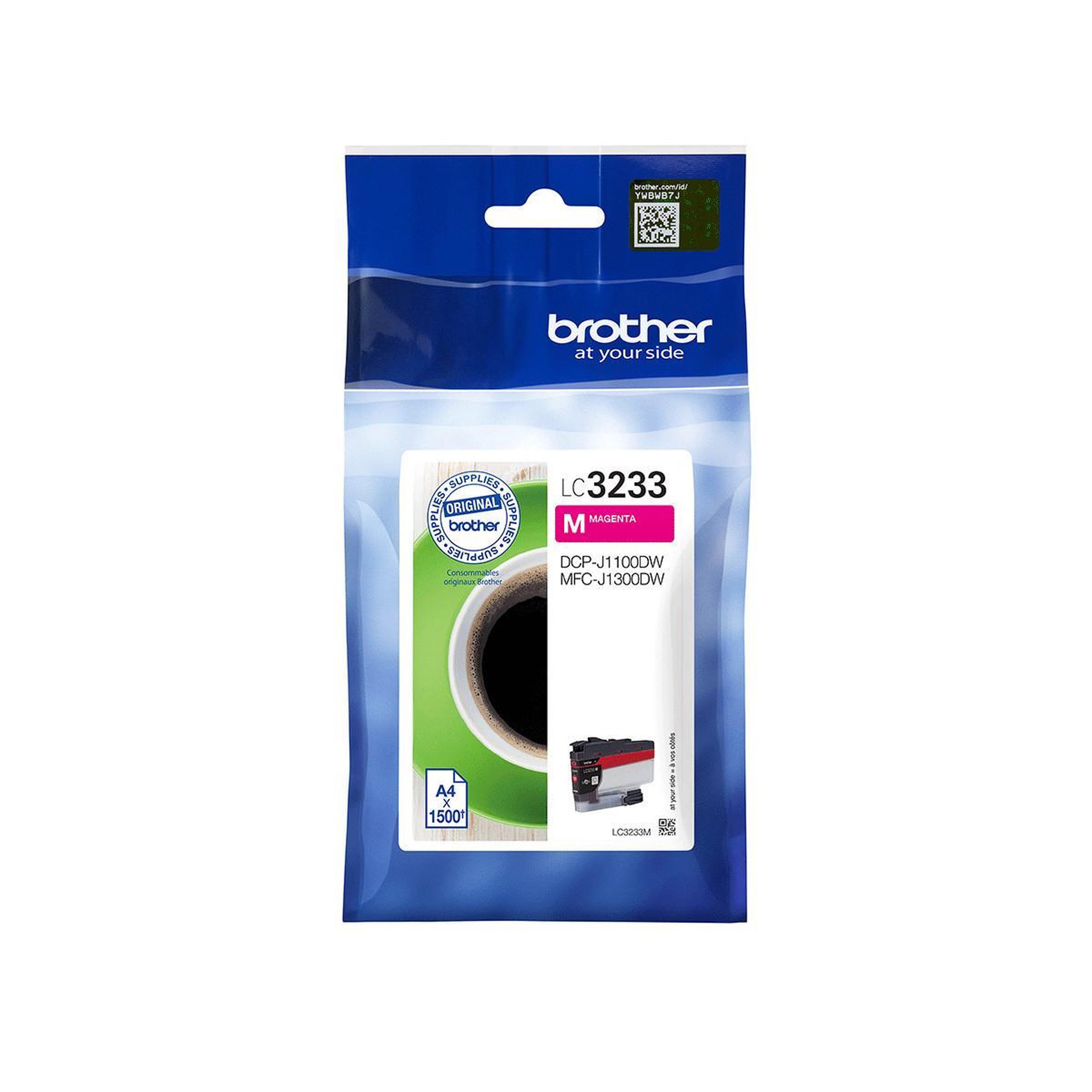 Voir la diapositive 2 : Brother Cartouche d'encre LC3233 Magenta