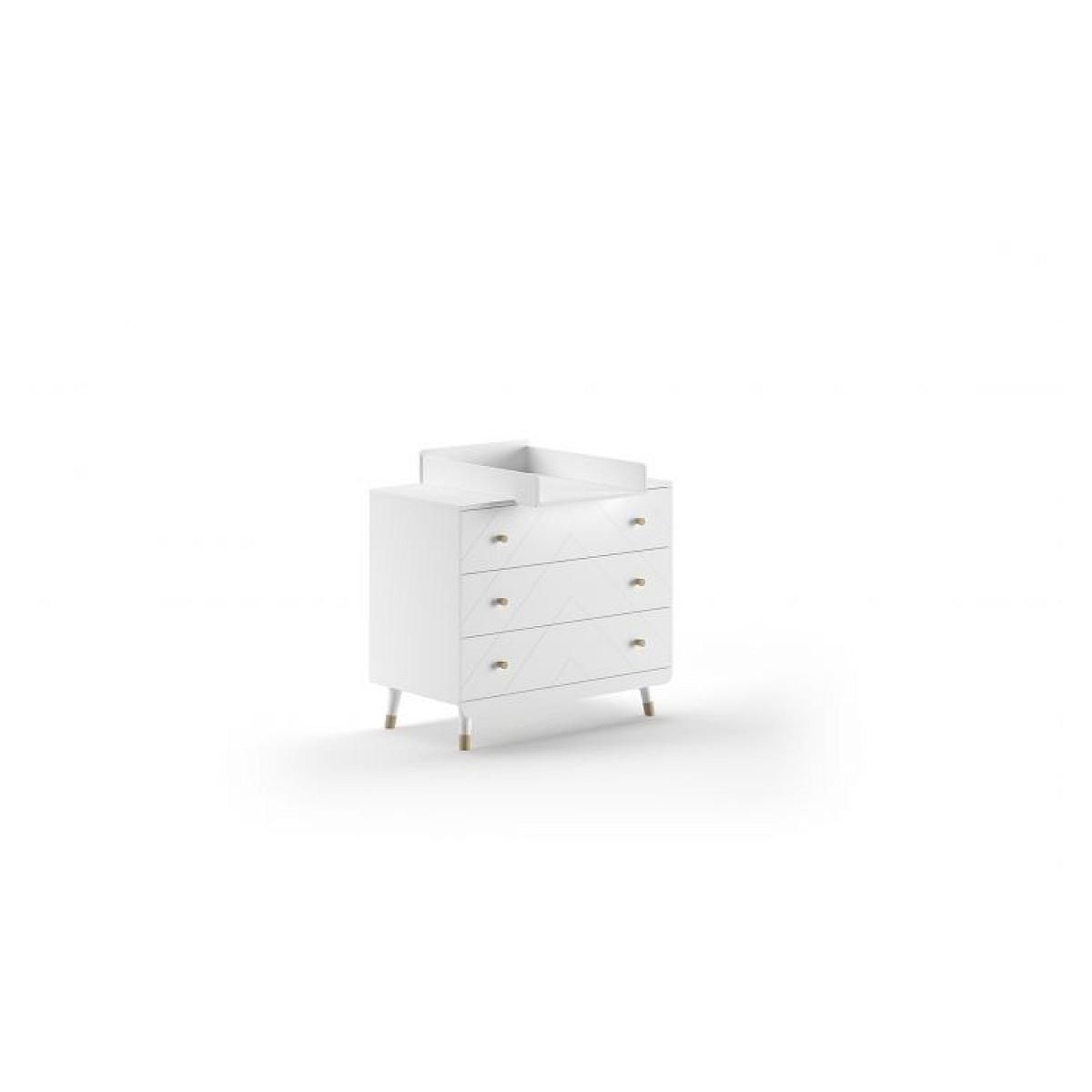 Vipack Commode Billy Avec Table À Langer Blanc