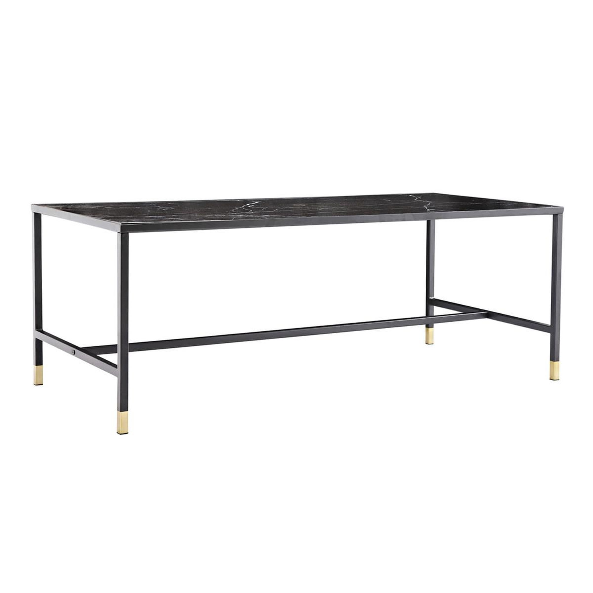 Paris Prix Table basse design en verre  dipp  130cm noir
