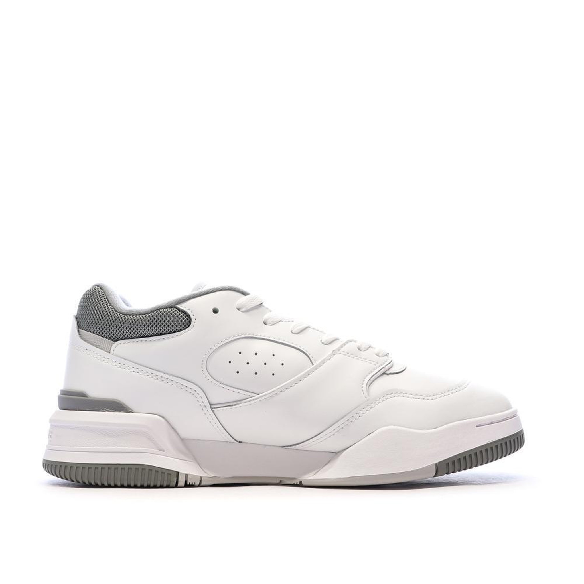 Voir la diapositive 2 : Lacoste Baskets Blanches/Grises Homme Lacoste Lineshot 124