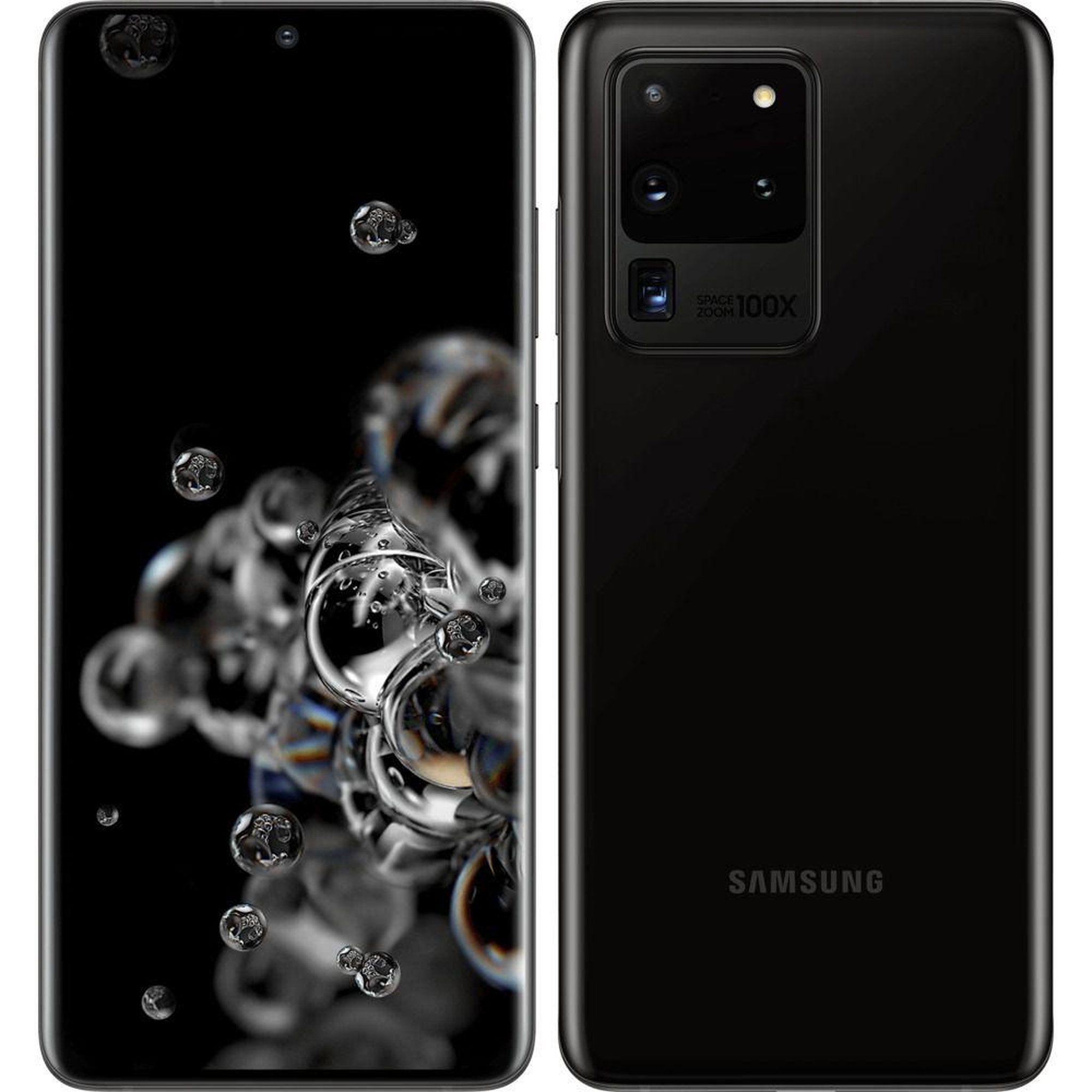 Voir la diapositive 1 : Samsung Galaxy S20 Ultra 5G (Dual Sim) Reconditionné 128 Go - Grade A - Cosmic Black