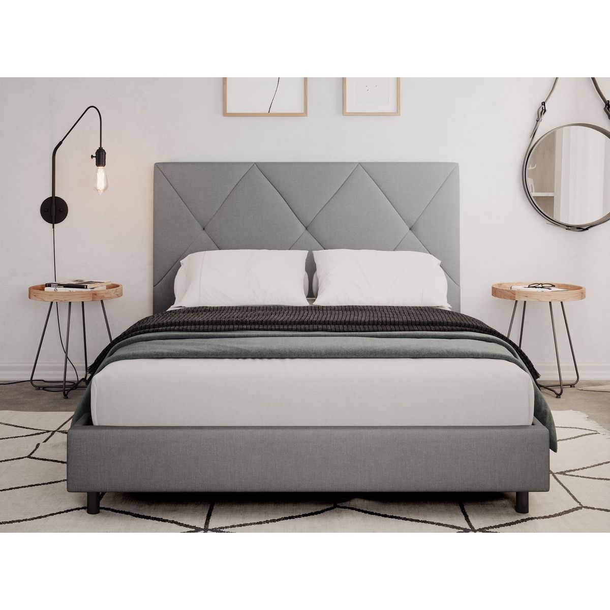 Tête de lit 145cm tissu VIVA