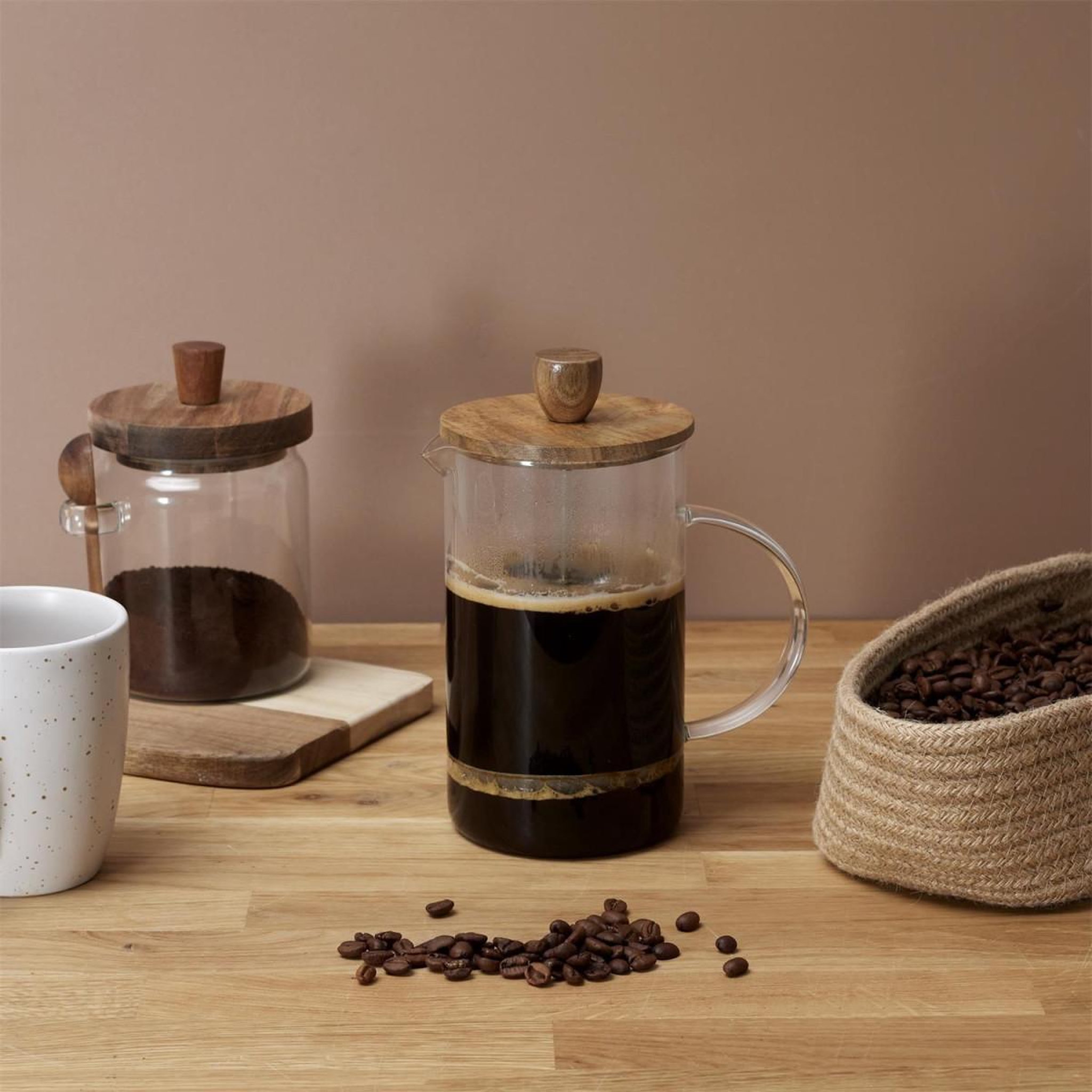 Voir la diapositive 5 : The Home Deco Factory Cafetière à piston  carson  85cl transparent