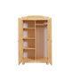 Voir la diapositive 5 : Armoire rustique en pin massif 2 portes  L104cm BASTIAN
