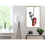Voir la diapositive 2 : Paris Prix Affiche Murale Encadrée  Banksy Swinger