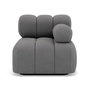 Voir la diapositive 1 : LISA DESIGN Ruby - module d'assise droit en velours texturé