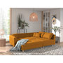 Voir la diapositive 3 : LISA DESIGN Rune - canapé d'angle - avec pouf d'appoint - 4 places - style scandinave - droit