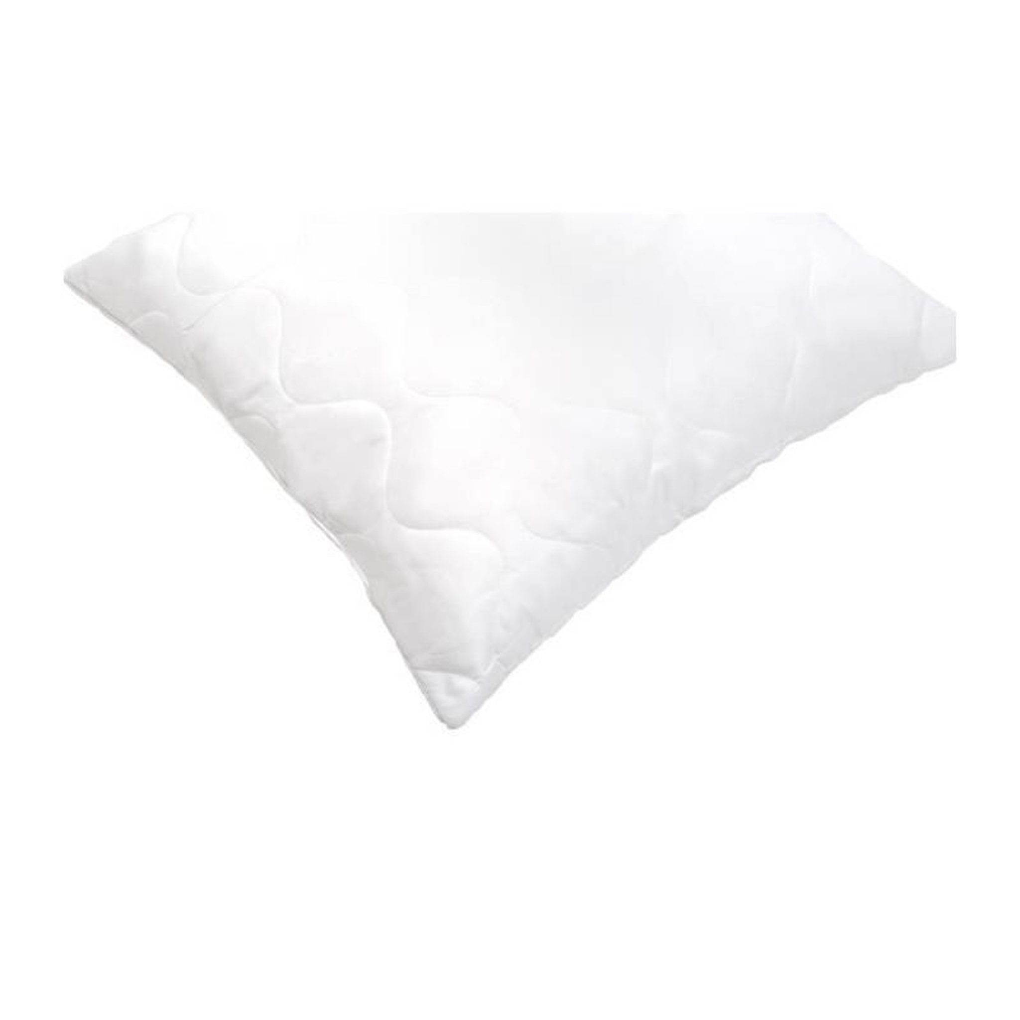 Voir la diapositive 3 : ABEIL ABEIL Lot de 2 Oreillers a memoire de forme matelasses 60x60 cm blanc