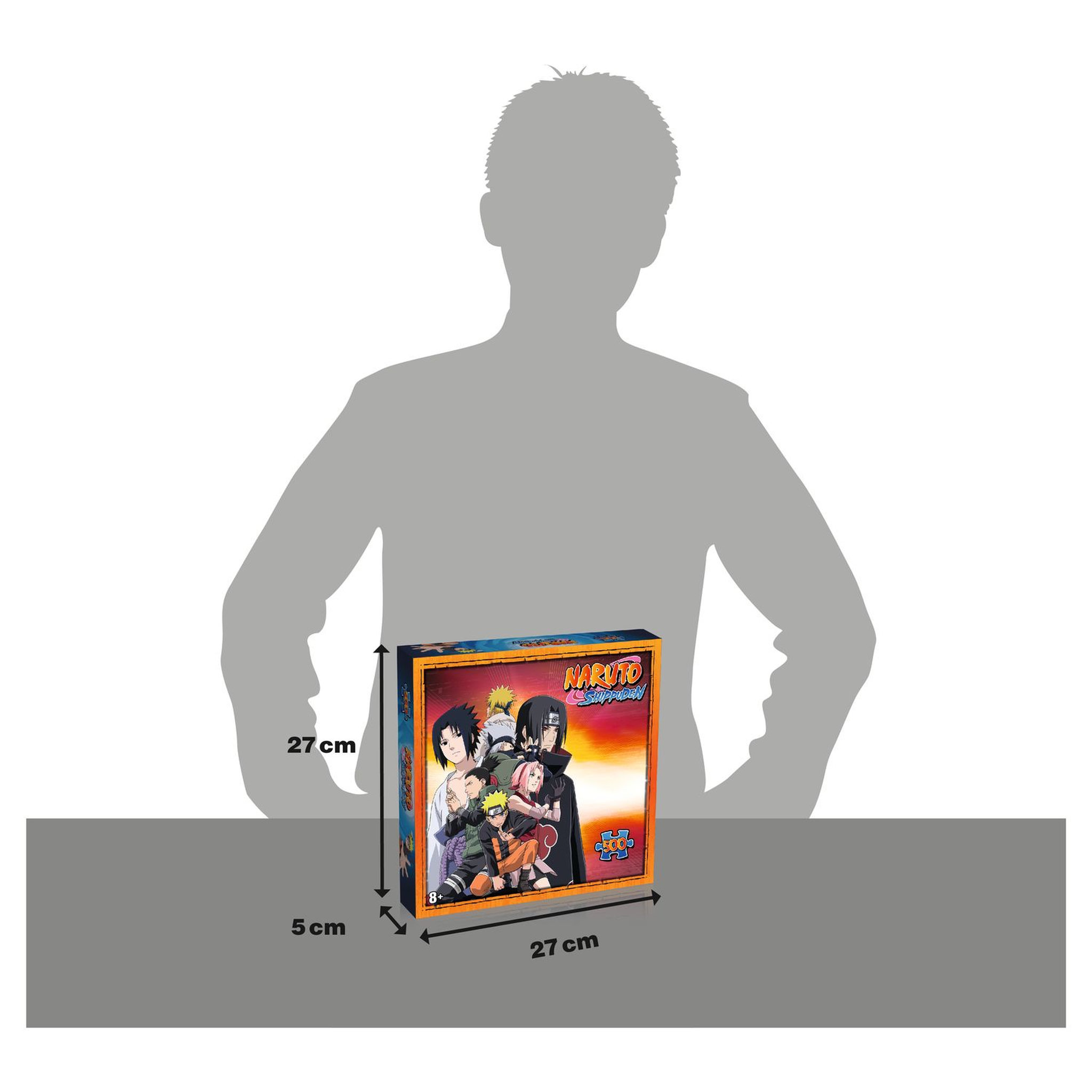 Voir la diapositive 5 :  WINNING MOVES Puzzle 500 pièces Naruto Shippuden 
