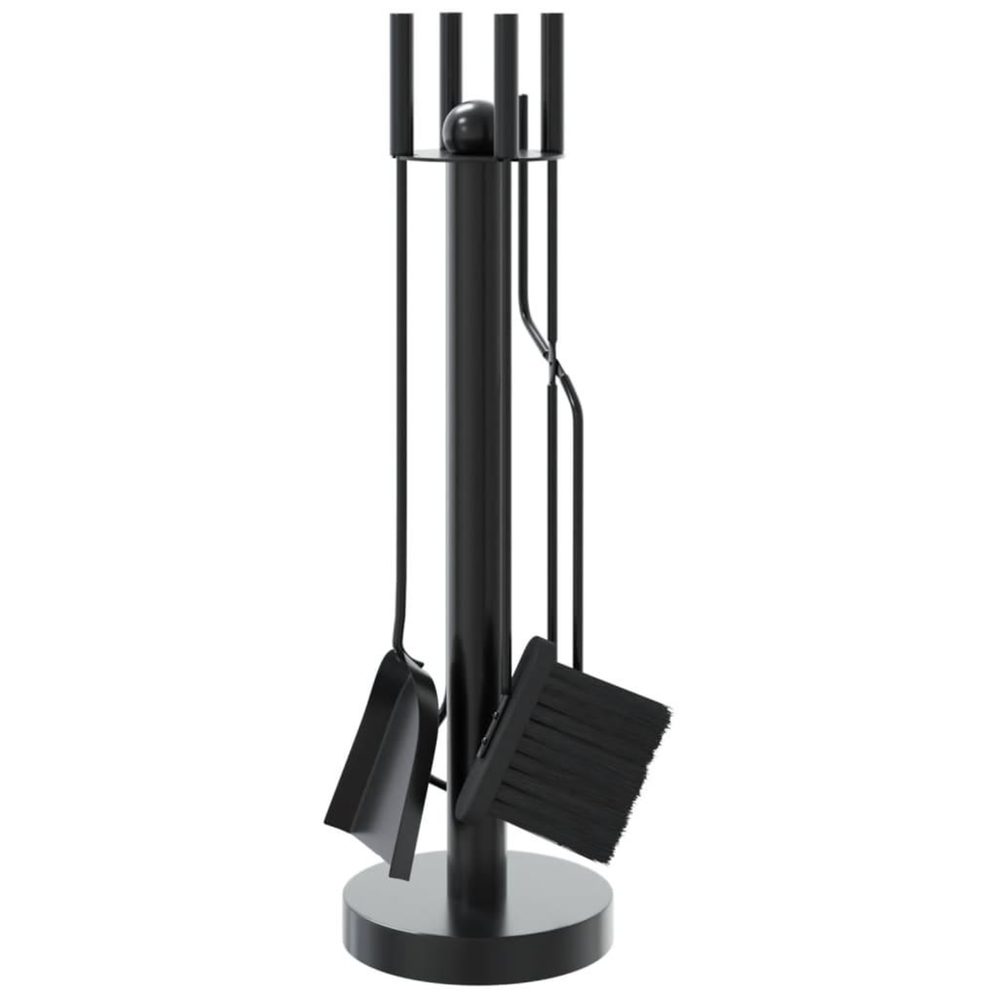 Voir la diapositive 2 : VIDAXL Set d'outils de cheminee 5 pcs 18x56 cm acier