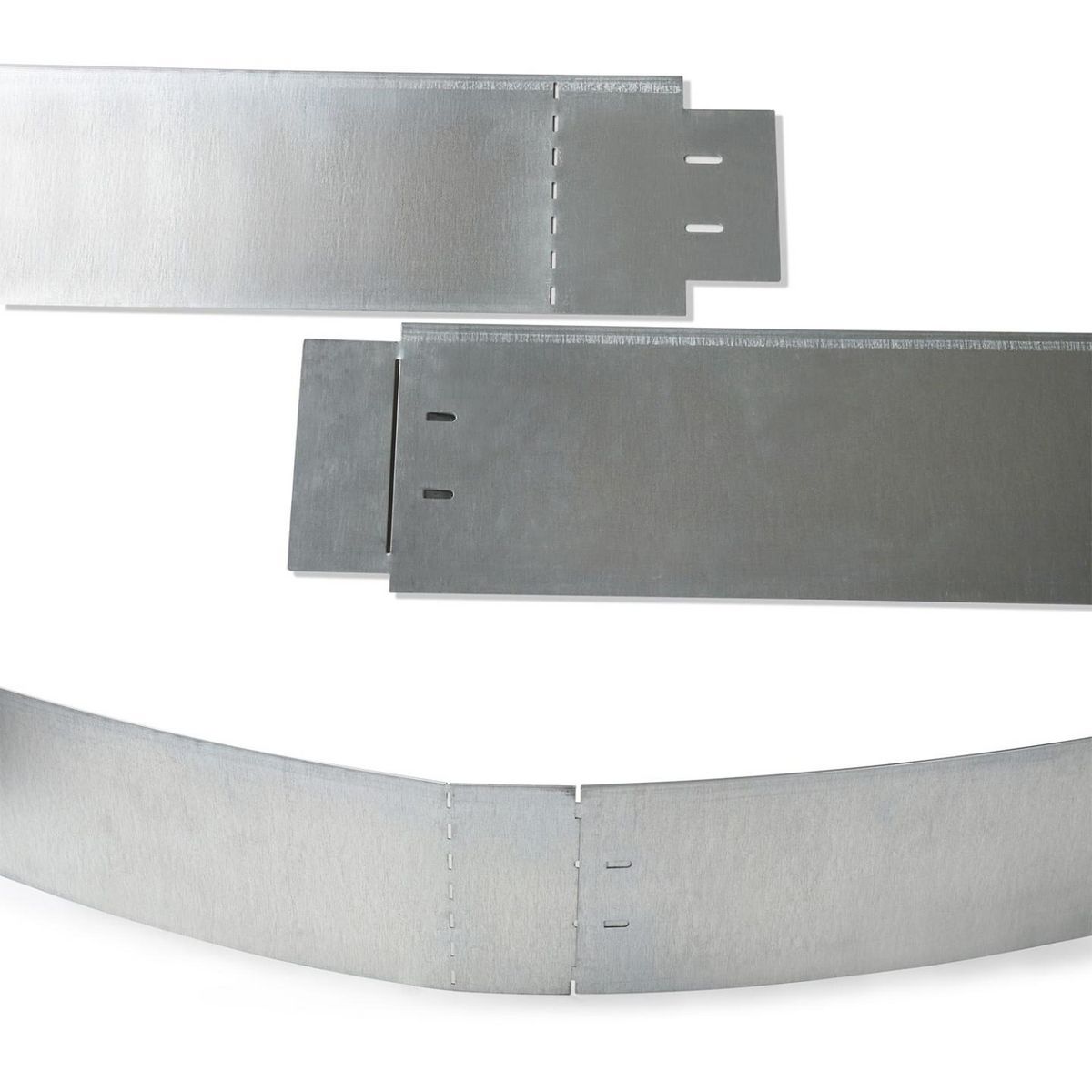 ID MARKET Bordurette de jardin x5 acier flexible L. 5 M x H. 0.12 M