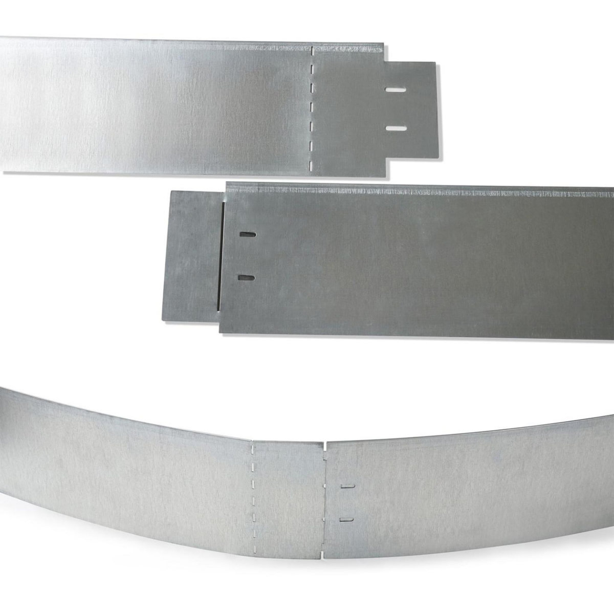 ID MARKET Bordurette de jardin x5 acier flexible L. 5 M x H. 0.12 M