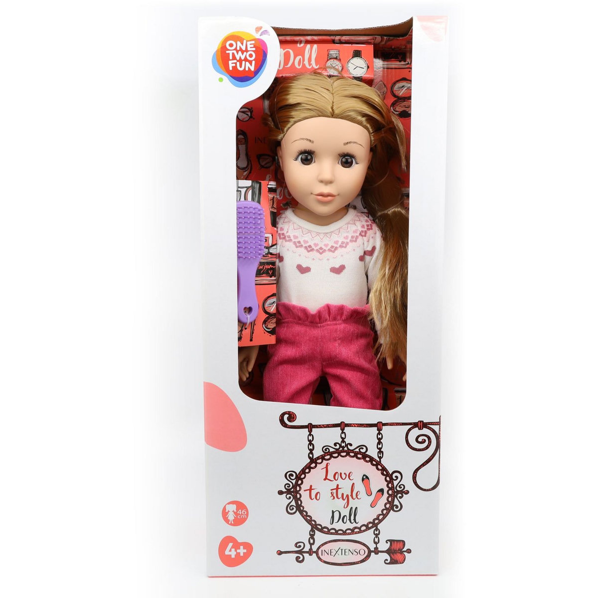 One Two Fun Ma jolie poupée Mode Blonde 46 cm